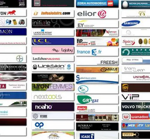 Logos de references clients d un photographe entreprise et evenementiel a Lyon specialise en reportage professionnel