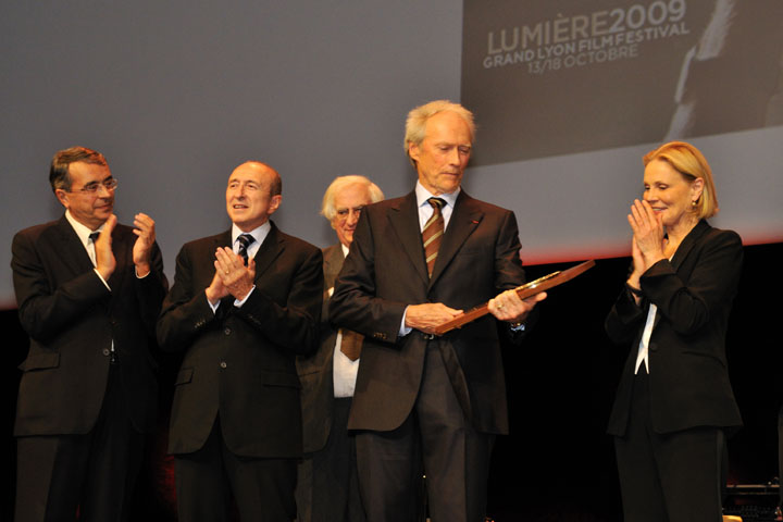 photographe lyon evenementiel reportage remise de prix prix lumiere pour Clint Eastwood