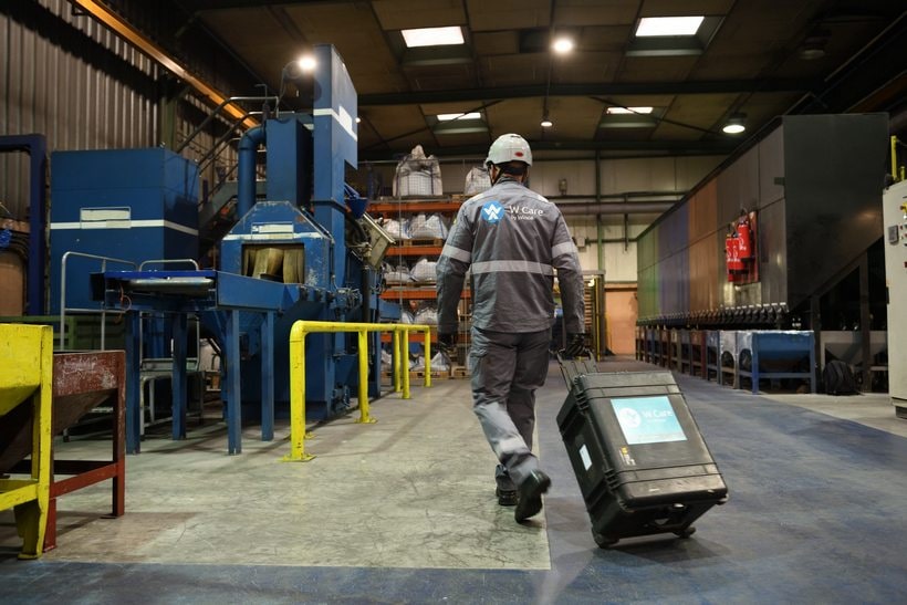 photographe lyon reportage photo du site industriel Winoa