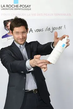 participant photocall soiree laboratoire La Roche-Posay à Lyon