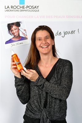 participant photocall soiree laboratoire la Roche-Posay a lyon