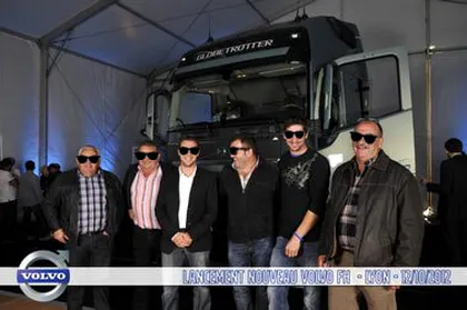Animation studio photo soirée lancement Volvo Truck Lyon – photocall événementiel
