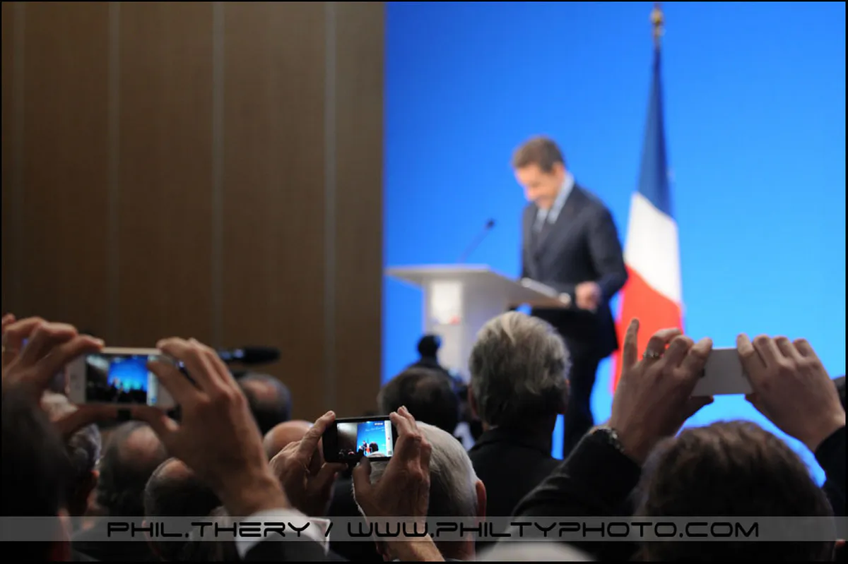 ambiance de la Cérémonie des vœux du Président de la République à Lyon