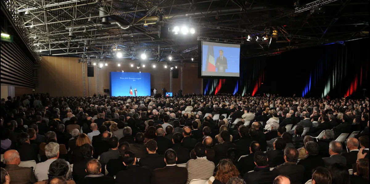 Reportage photo institutionnel de la cérémonie des vœux présidentiels à Lyon