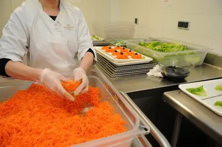Réception et préparation des aliments pour la restauration collective Elior