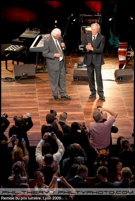 reportage photo remise prix lumiere Clint Eastwood, credit photo: Philippe Thery