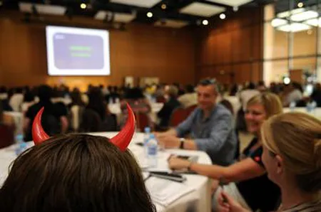 Participants réunis lors de l'anniversaire des 10 ans d'EDF à Lyon