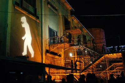 Photo artistique concert Nuits Sonores Lyon – reportage festival électronique basse lumière