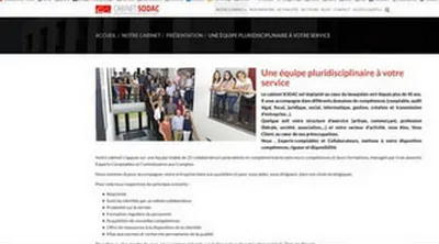 Photo de groupe de l'équipe du cabinet Sodac