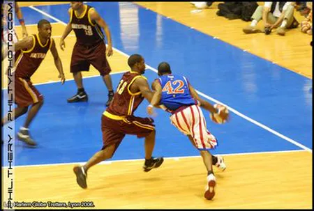 Harlem Globetrotters en spectacle au Palais des Sports de Lyon