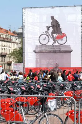 Lancement de Vélo'v à Lyon – reportage photo événementiel et inauguration