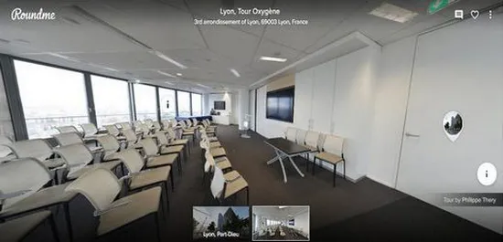 Visite virtuelle 360° 3D interactive de bureaux professionnels à Lyon