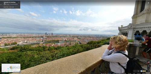 photosphere visite virtuelle lyon google maps esplanade basilique fourviere