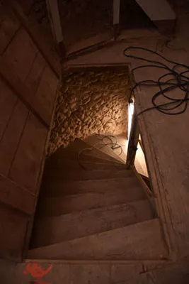 Visite virtuelle detail interieur d'un château en rénovation 