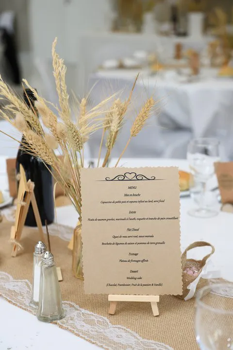 Décoration salle mariage Lyon