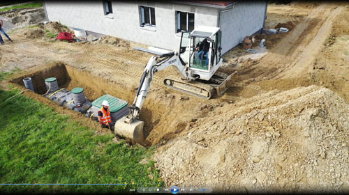 suivi chantier drone installation bac recuperateur credit photographe: Philippe Thery