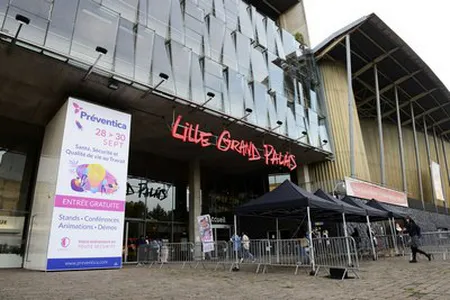 entree du salon Preventica Lille, reportage photo salon professionnel