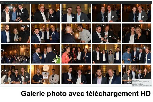 exemple de galerie photo privee en ligne pour soiree et evenement d entreprise