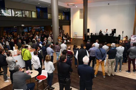 discours lors d une soiree anniversaire d entreprise, reportage photo evenementiel