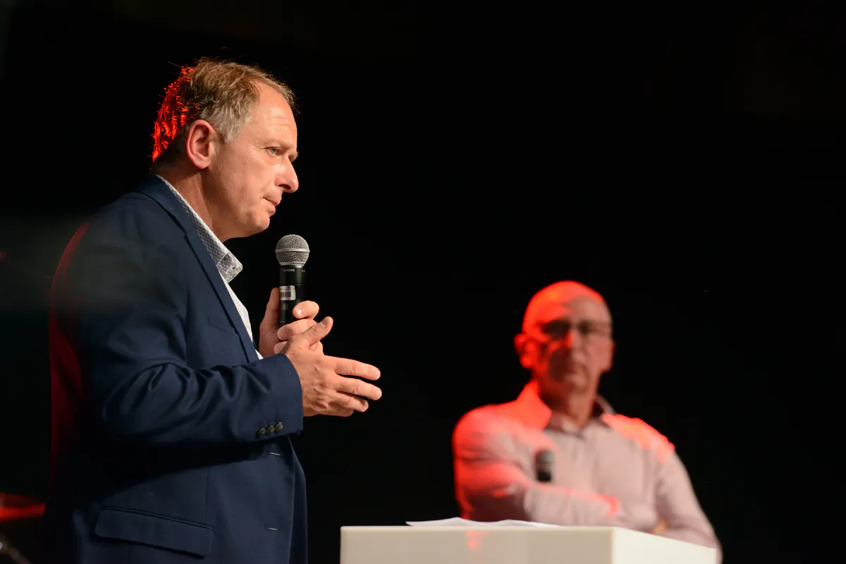 hotographe événementiel Lyon : conférence d'entreprise par Philippe Thery