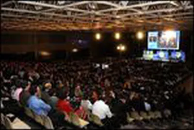 Conference professionnelle a Lyon photographiée en reportage photo evenementiel