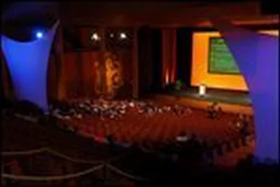 Salle de conference professionnelle photographiée lors d un evenement d entreprise a Lyon