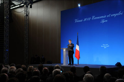 discours president de la republique credit reportage photo Philippe Thery photographe