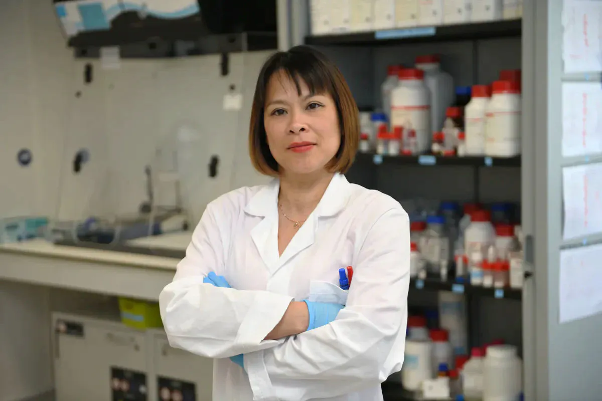 Portrait chercheur en laboratoire pharmaceutique – reportage photo dossier de presse INPI Lyon