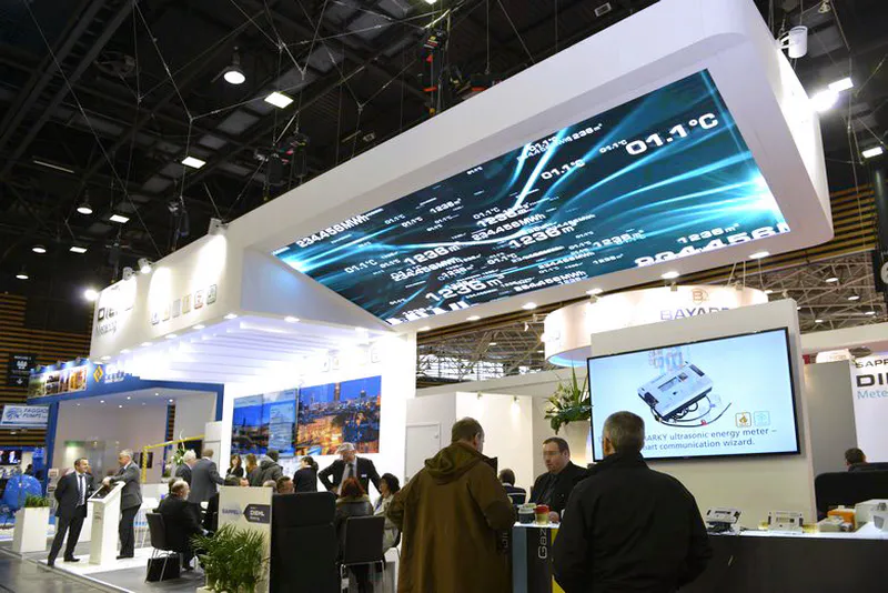 Stand Diehl Metering au salon Pollutec a Lyon Eurexpo