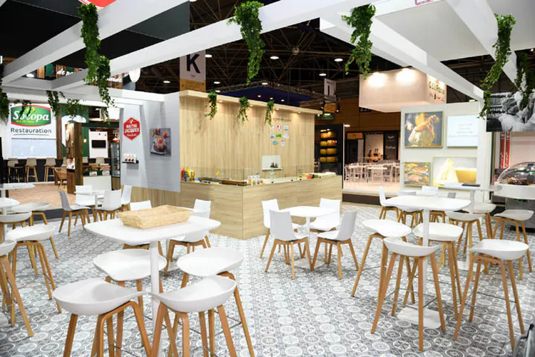 Stand decorateur Sirha Lyon Eurexpo par photographe evenementiel et salon professionnel