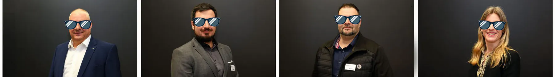 Portrait professionnel de collaborateur Bizerba réalise sur le stand au Sirha