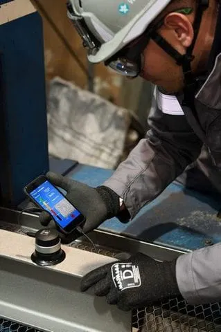 Détail des machines industrielles chez Winoa : photographie des équipements de production