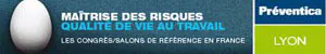 Logo salon Preventica, sante securite au travail