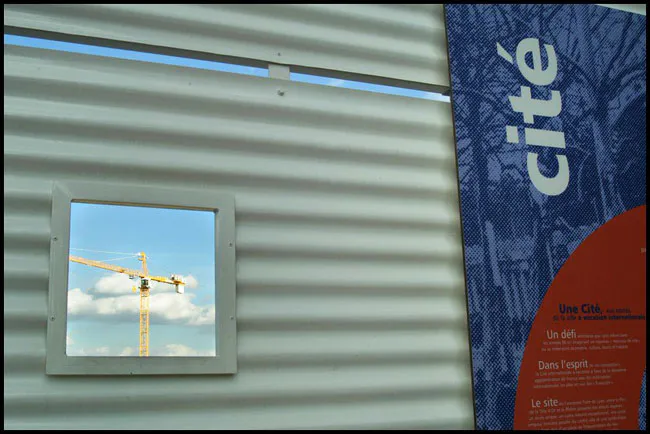 Chantier de construction à la Cité Internationale de Lyon : reportage photo des étapes de travaux publics