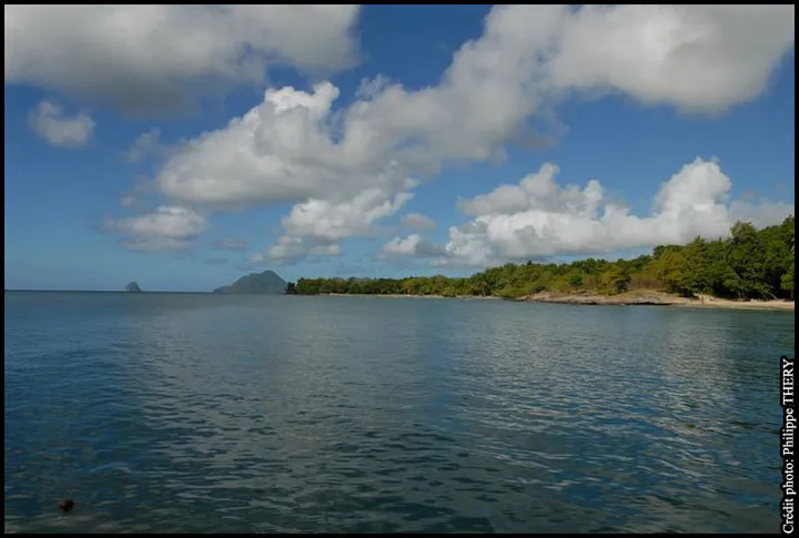 Mer et nuages en Martinique